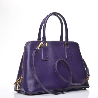 Prada Saffiano Vernice Medium Promenade Tote Viola 4 of 11