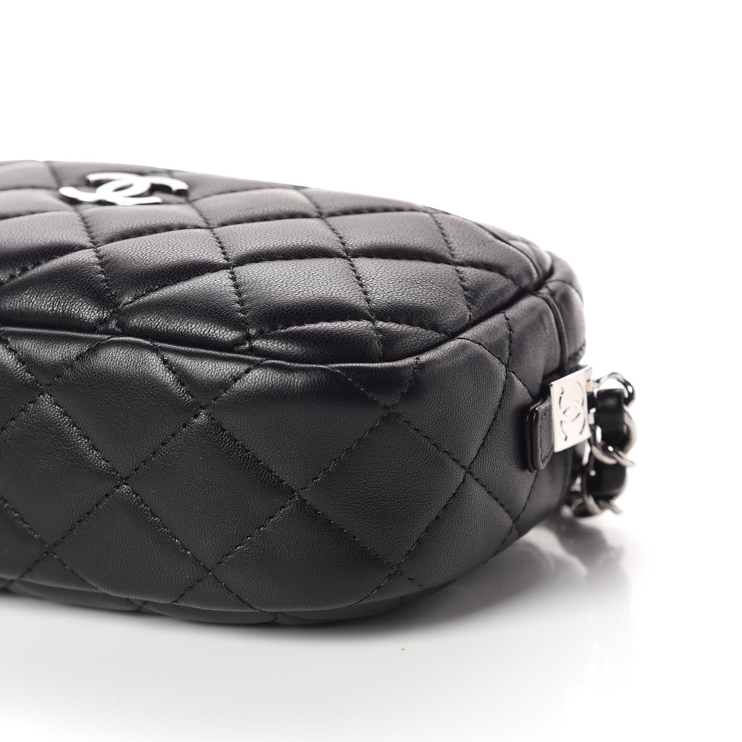 Chanel Lambskin Quilted Small Timeless Camera Case Black 6 of 10