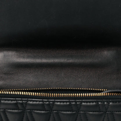 Versace Nappa Quilted Virtus Top Handle Shoulder Bag Black 12 of 21