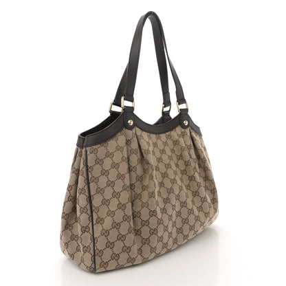 Gucci Monogram Shoulder Bag Dark Brown 3 of 11