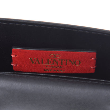 Valentino Garavani Calfskin Vlogo Phone Pouch Black 5 of 10