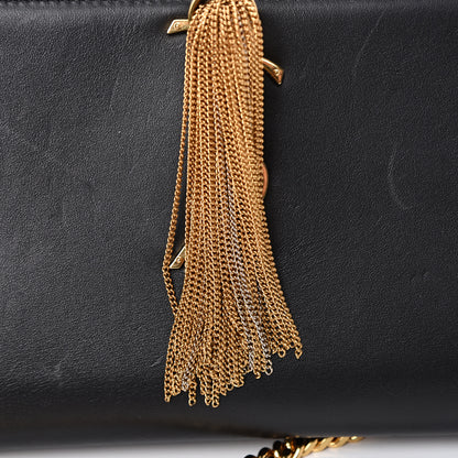 Saint Laurent Smooth Calfskin Classic Monogram Kate Tassel Chain Wallet Black 13 of 16