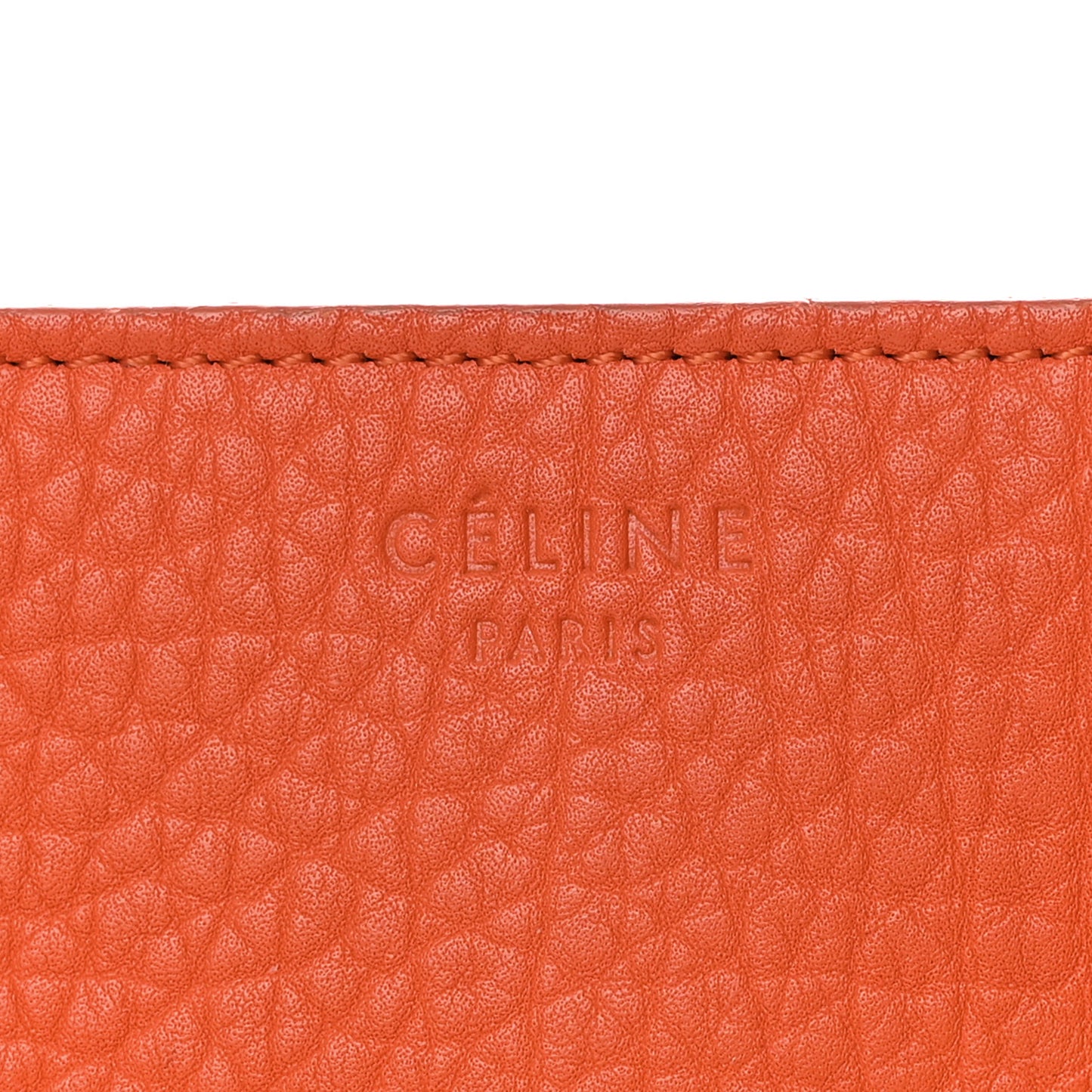 Bullhide Calfskin Medium Phantom Luggage Burnt Orange
