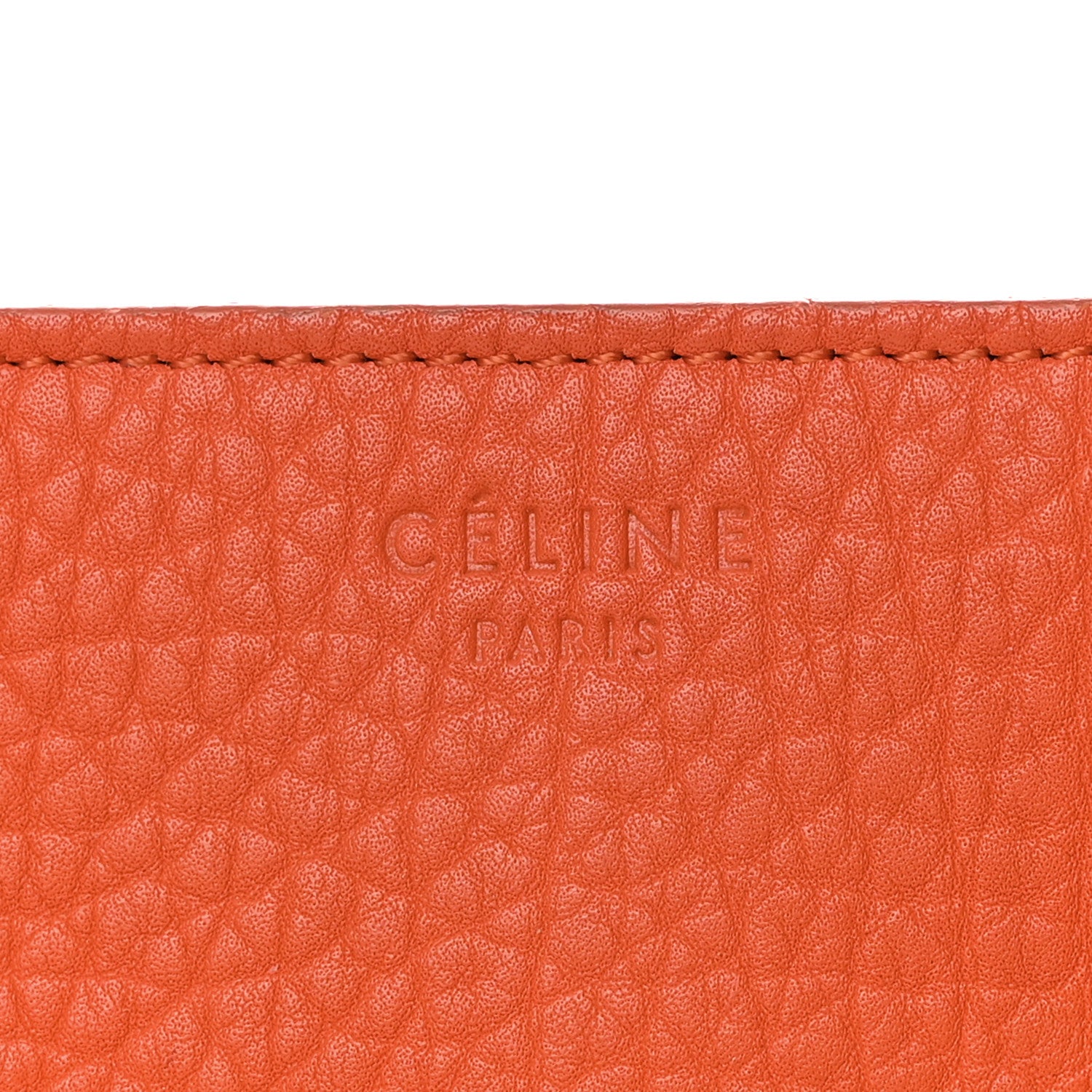 Celine Bullhide Calfskin Medium Phantom Luggage Burnt Orange 6 of 23