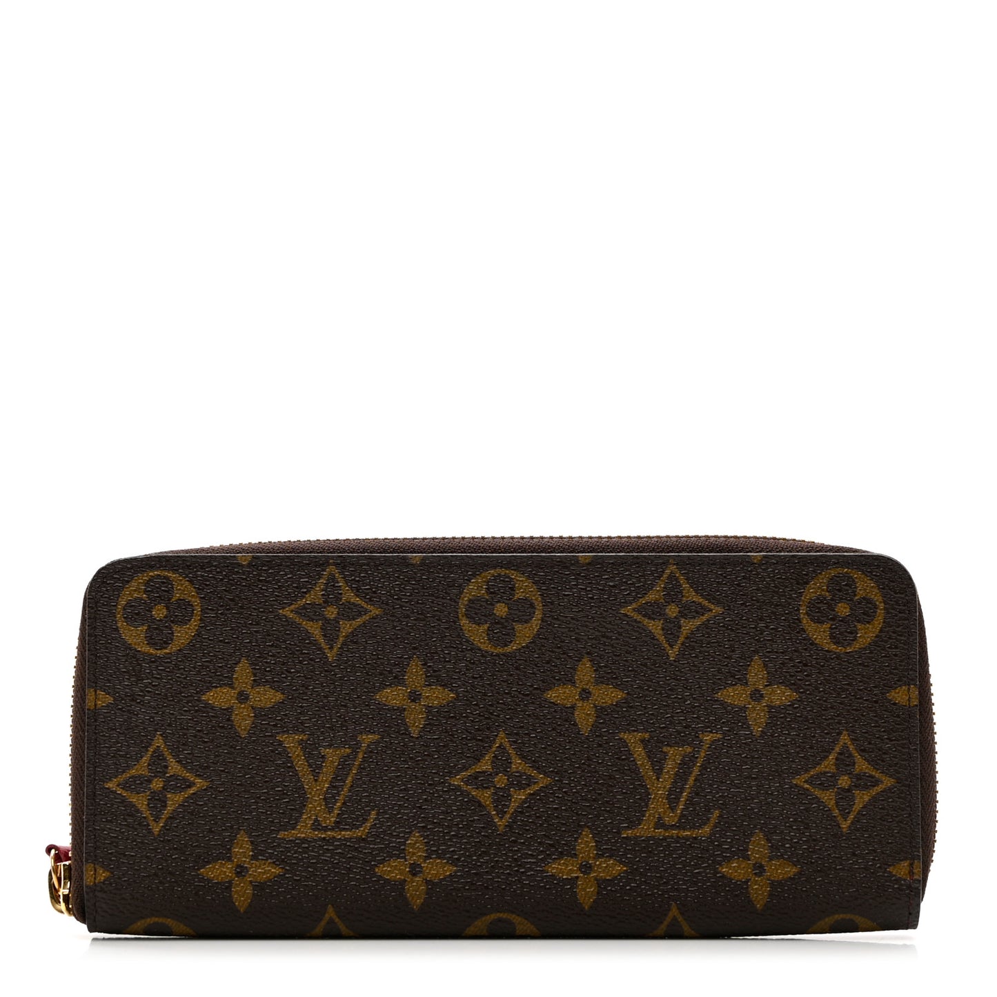 Monogram Clemence Wallet Fuchsia