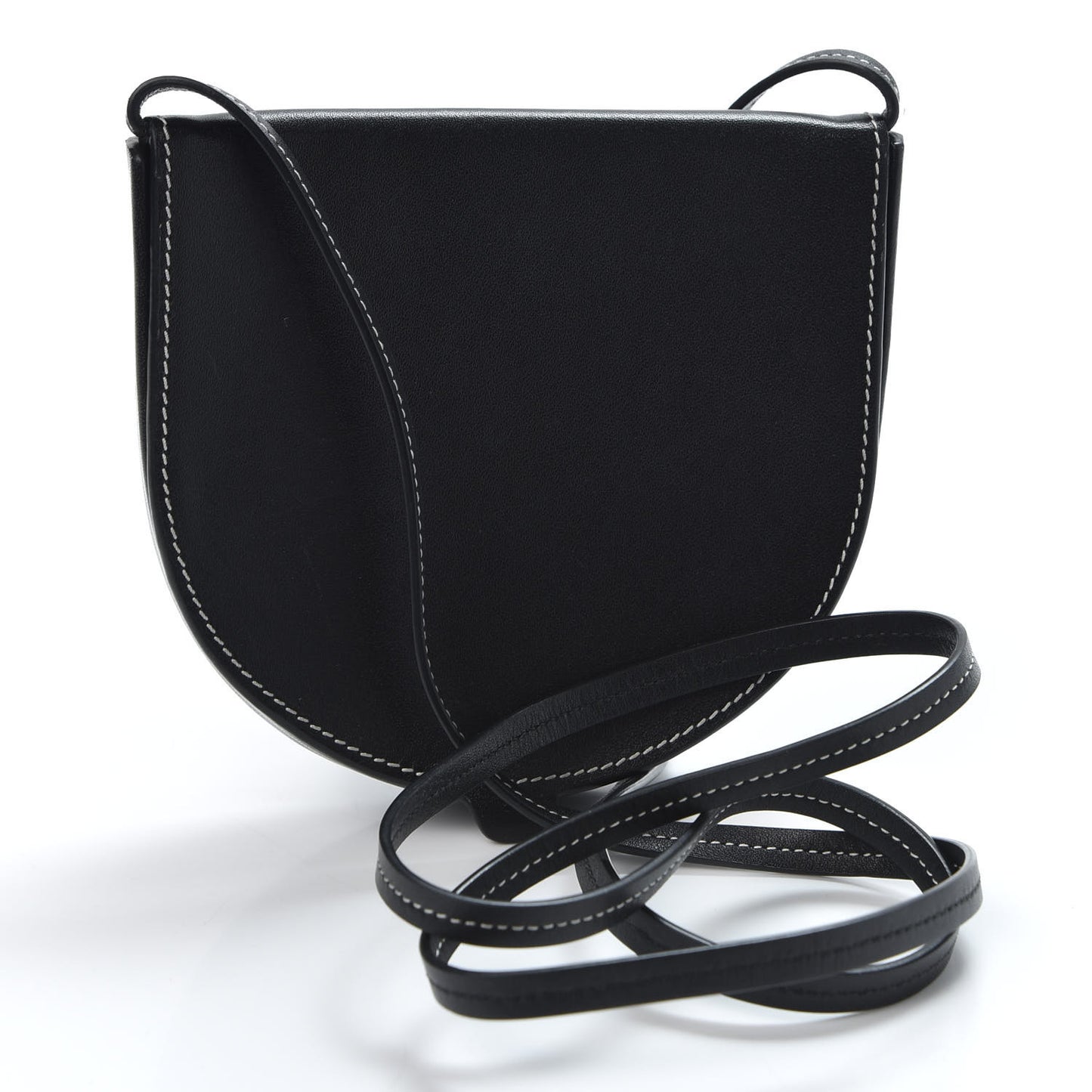 Soft Calfskin Small Heel Bag Black