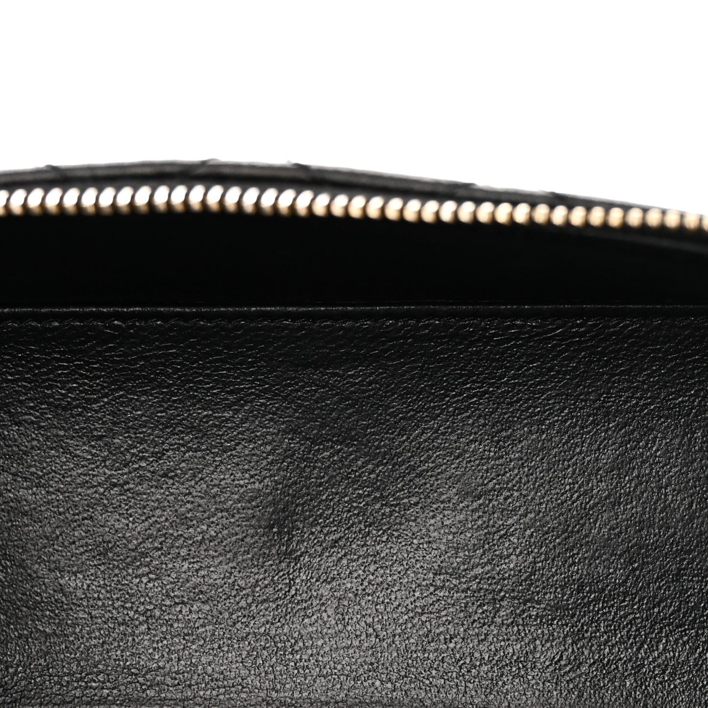 Lambskin Quilted Mini Gaby Vanity Case Black