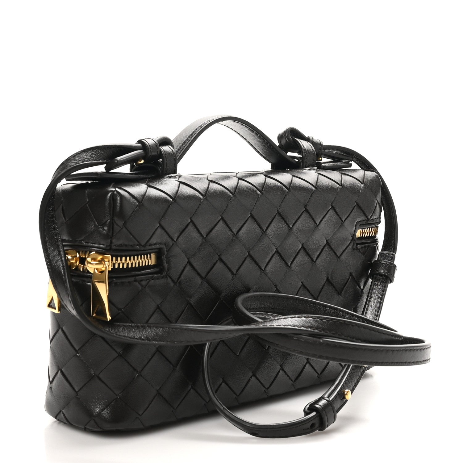 Bottega Veneta Nappa Intrecciato Bang Bang Vanity Case Fondant 2 of 9