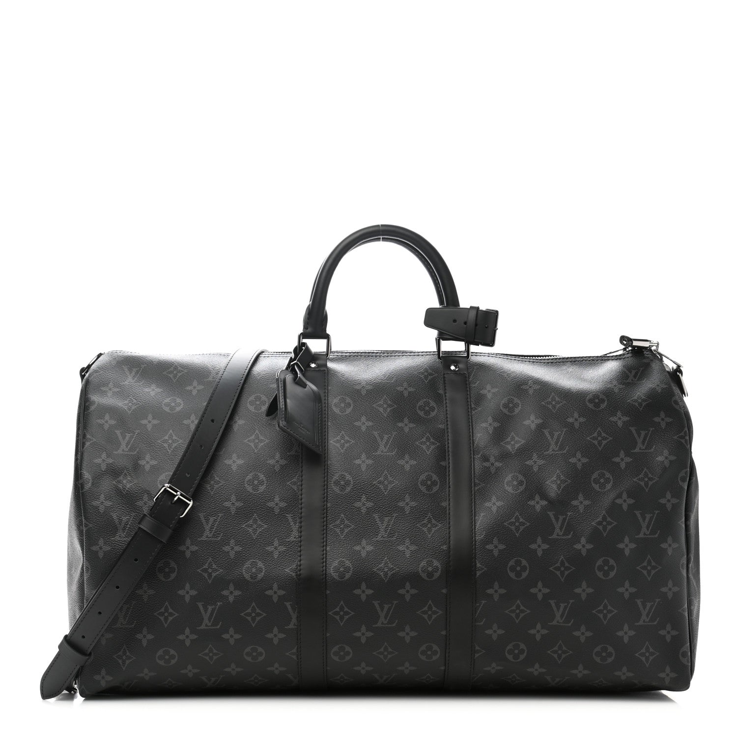 Louis Vuitton Monogram Eclipse Keepall Bandouliere 55 1 of 10