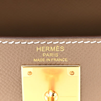 Hermes Epsom Kelly Sellier 28 Etoupe 6 of 11