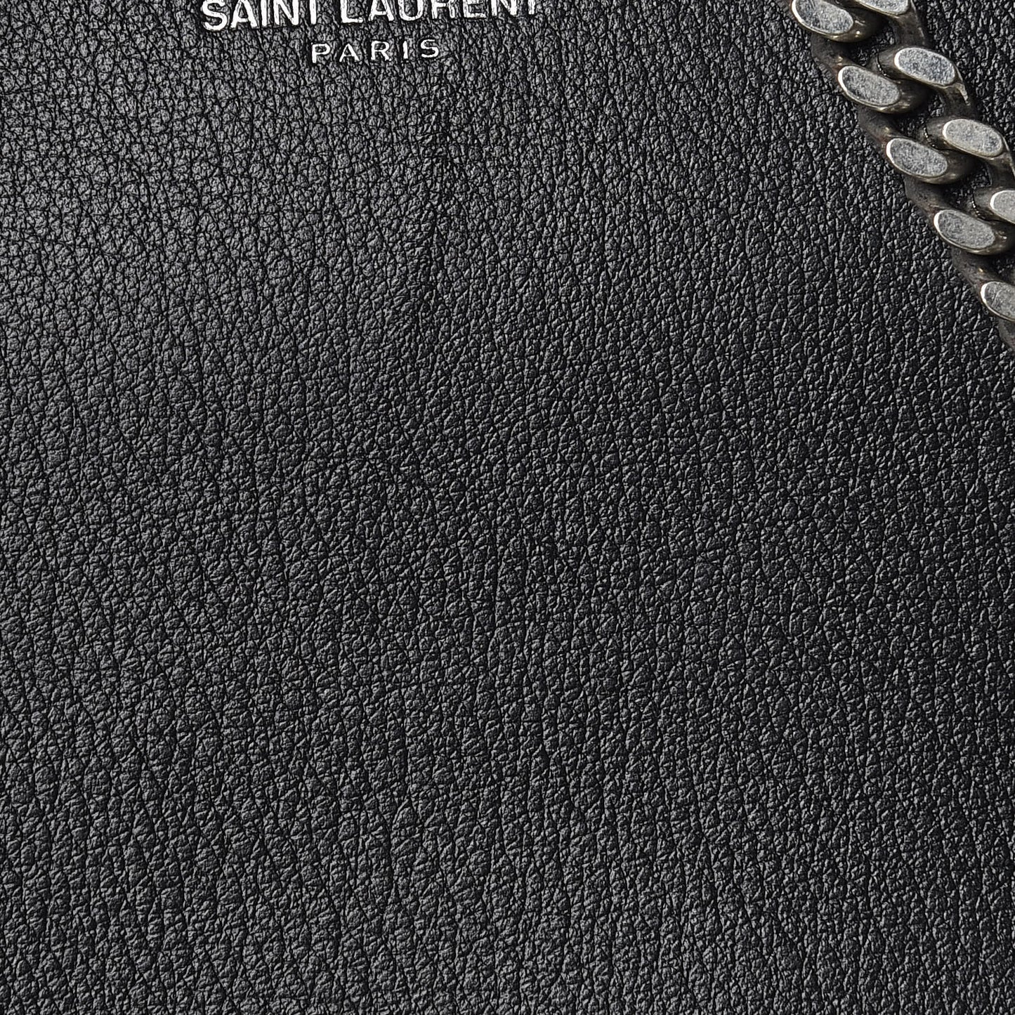 Calfskin Fringe Small Monogram Satchel Black