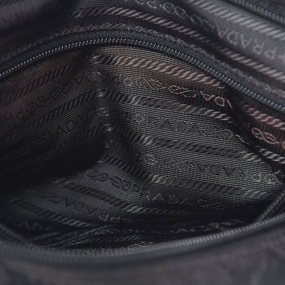 Prada Tessuto Nylon Messenger Bag Black 11 of 17