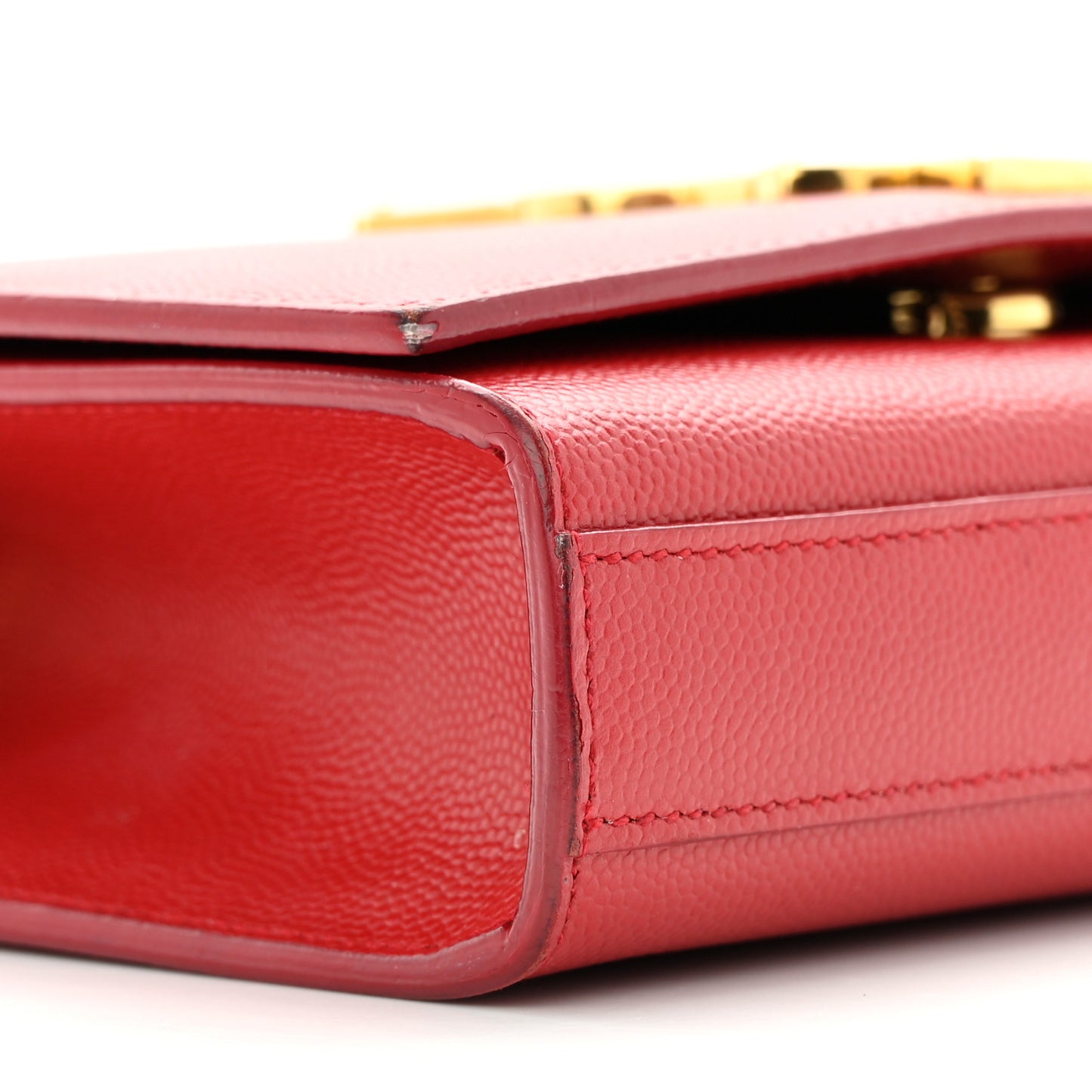 Grain De Poudre Small Monogram Kate Satchel Red