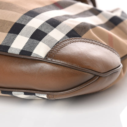 Burberry House Check Brook Hobo Brown 9 of 9