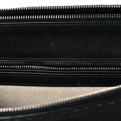 Prada City Calf Hand Stitched Medium Galleria Double Zip Tote Black 11 of 14