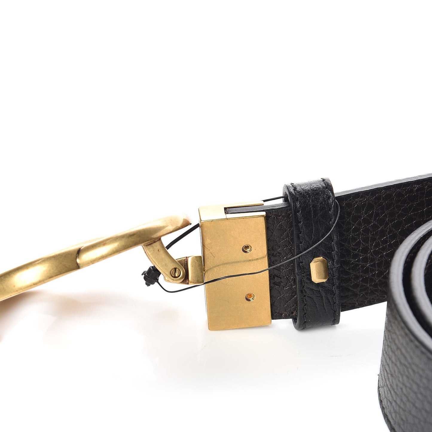 Calfskin Double G Reversible 37mm Belt 95 38 Black Cocoa