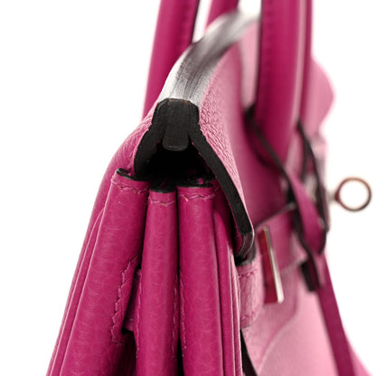 Hermes Togo Birkin 25 Rose Pourpre 10 of 10