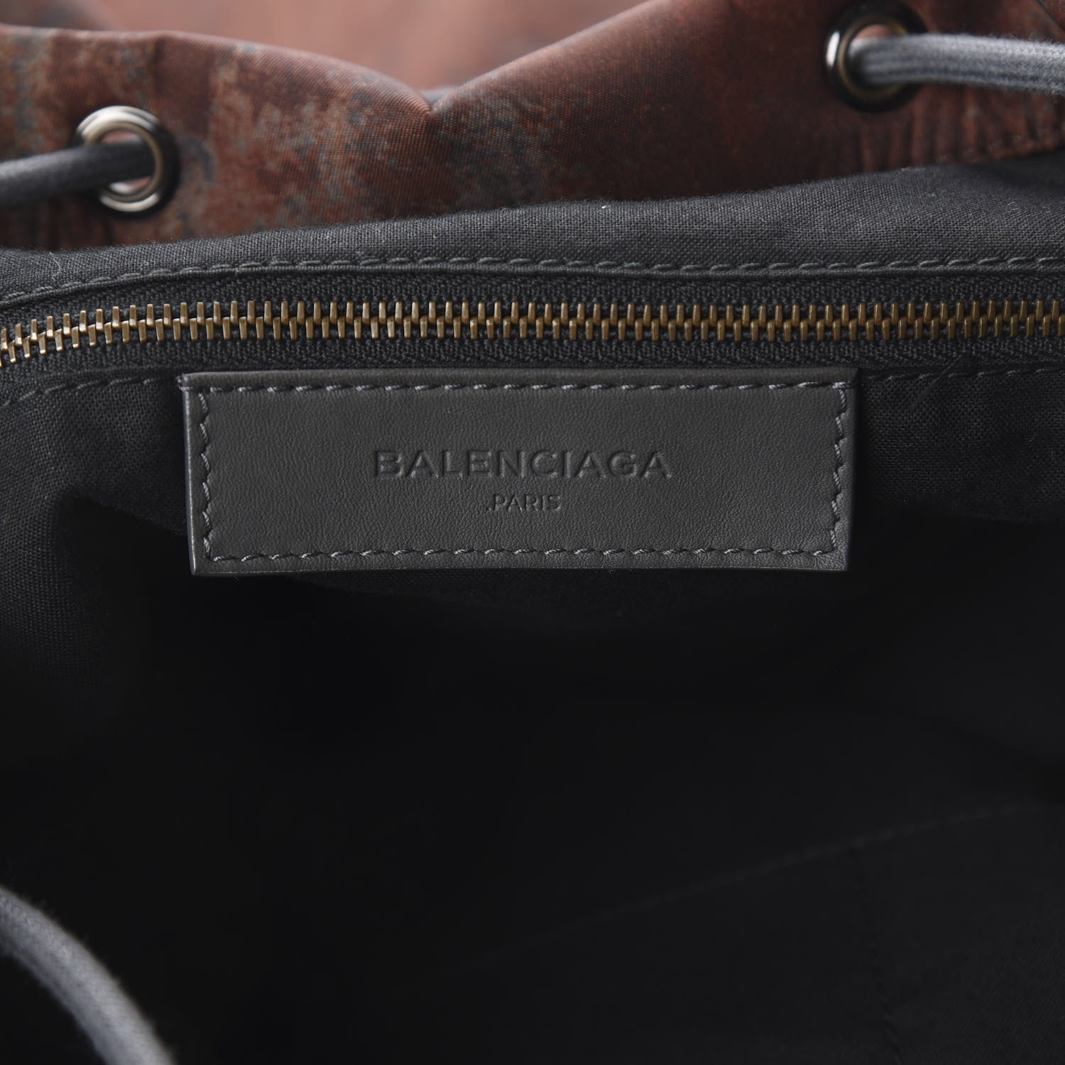 Balenciaga Nylon Calfskin Classic Hardware S Traveler Backpack Brown 7 of 8