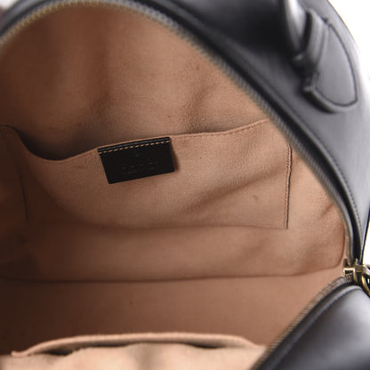Gucci Calfskin Matelasse GG Marmont Dome Backpack Black 5 of 11