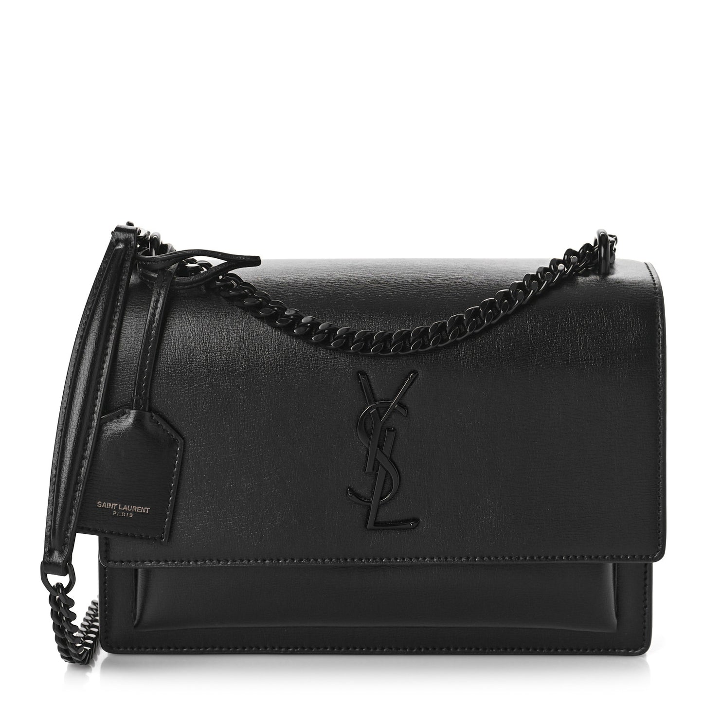 Calfskin Medium Monogram Monochrome Sunset Black