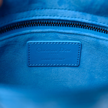 Christian Dior Lambskin Cannage Small Lady Dior Bright Blue 6 of 8