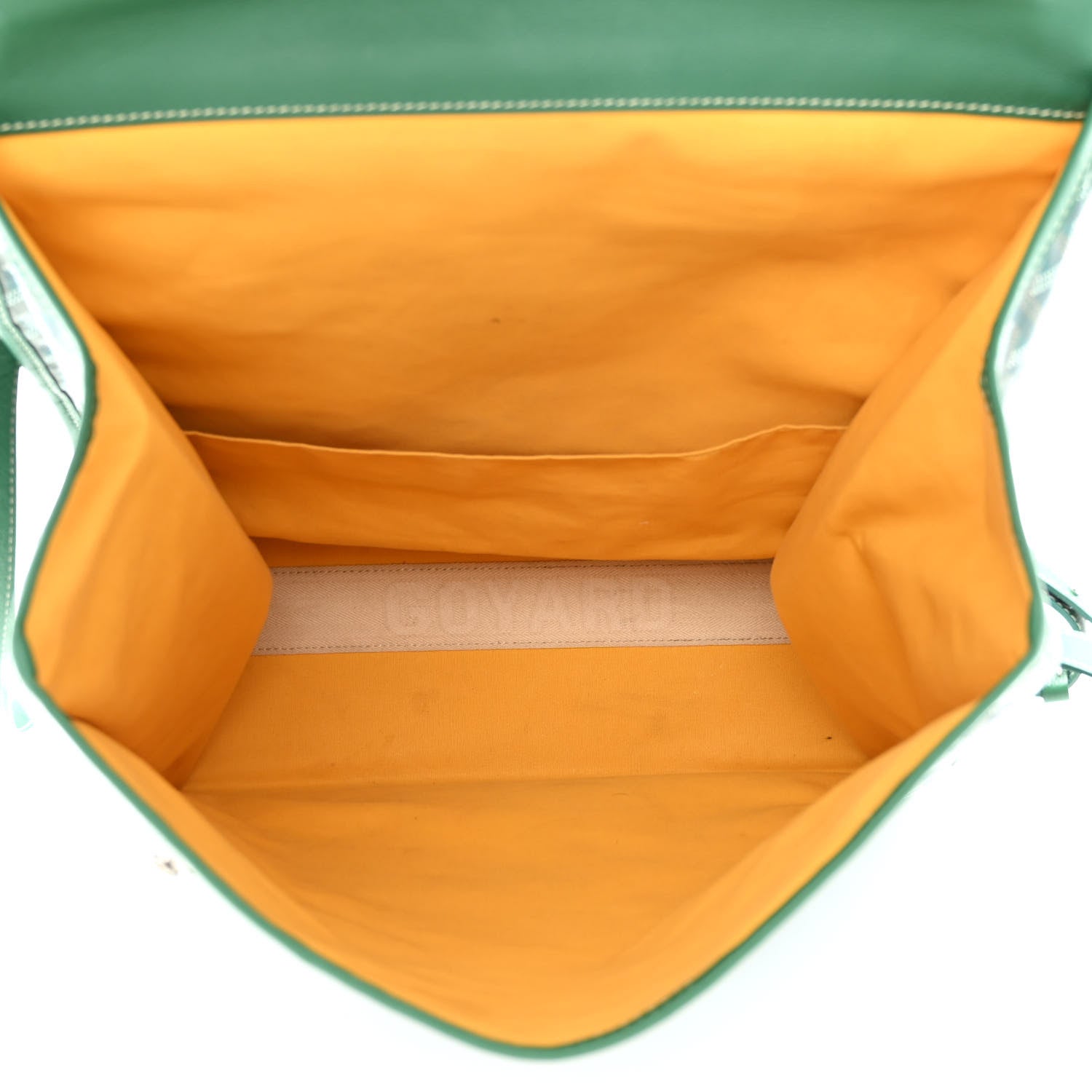 Goyard Goyardine Saint Leger Soft Briefcase Backpack Green 5 of 10