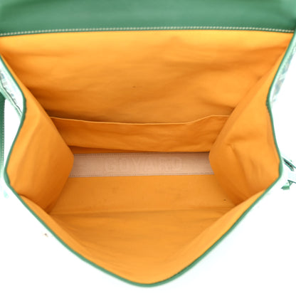 Goyard Goyardine Saint Leger Soft Briefcase Backpack Green 5 of 10