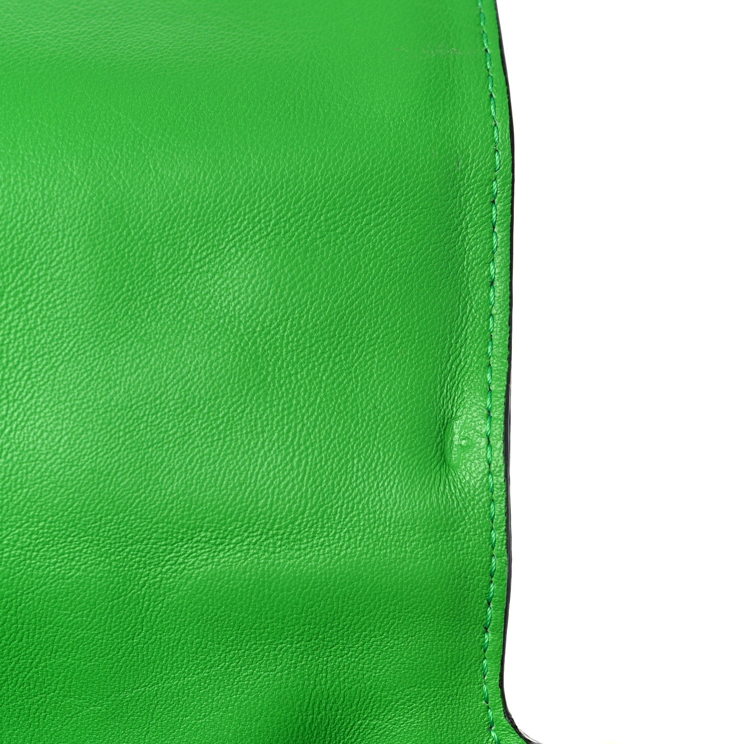 Fendi Nappa FF 1974 Embossed Baguette Tomatillo 10 of 10