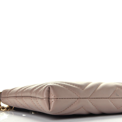 Gucci Calfskin Matelasse Mini GG Marmont Chain Bag Porcelain Rose 6 of 8