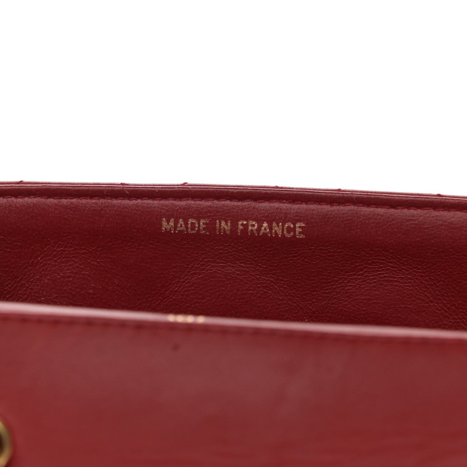 Chanel Lambskin Quilted Small Single Flap Red 6 of 8