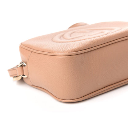 Gucci Pebbled Calfskin Small Soho Disco Bag Rose Beige 6 of 9
