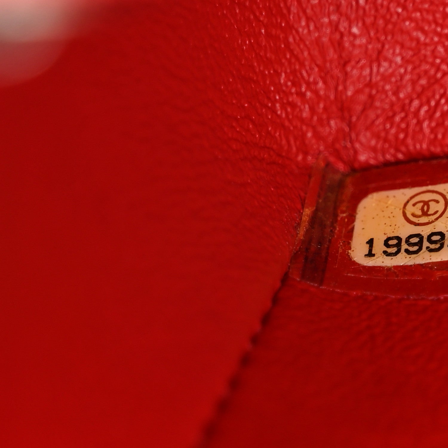 Chanel Lambskin Quilted Mini Rectangular Flap Red 7 of 9