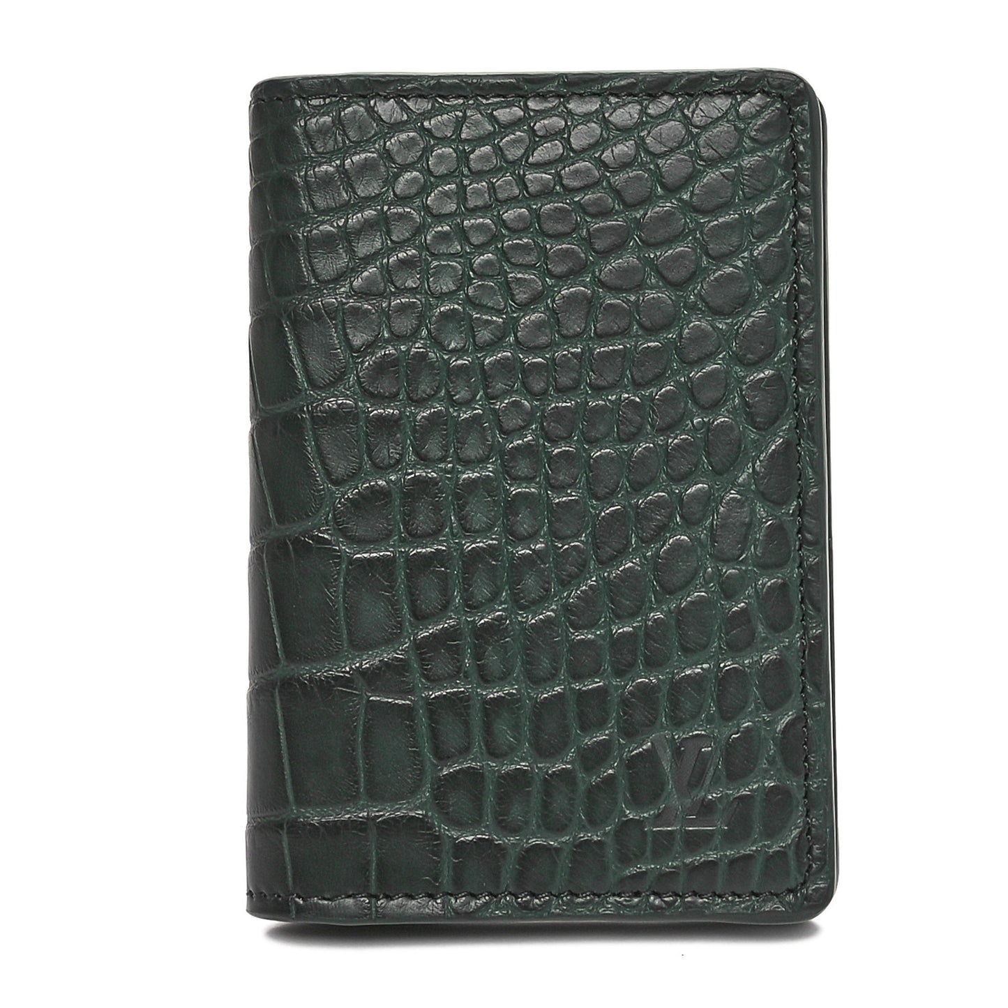 Crocodile Pocket Organizer Forest Green