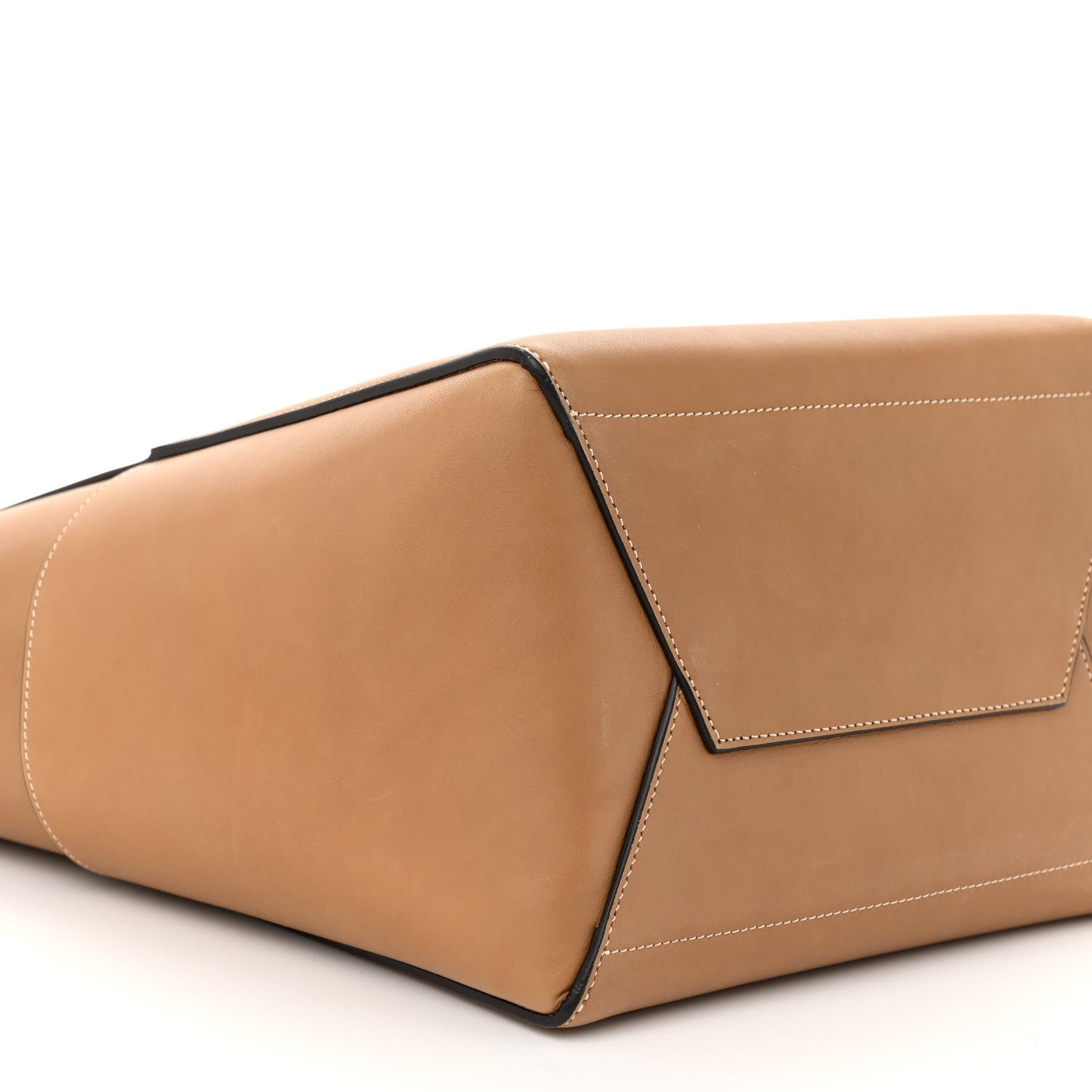 Celine Natural Calfskin Sangle Bucket Bag Light Camel 8 of 10