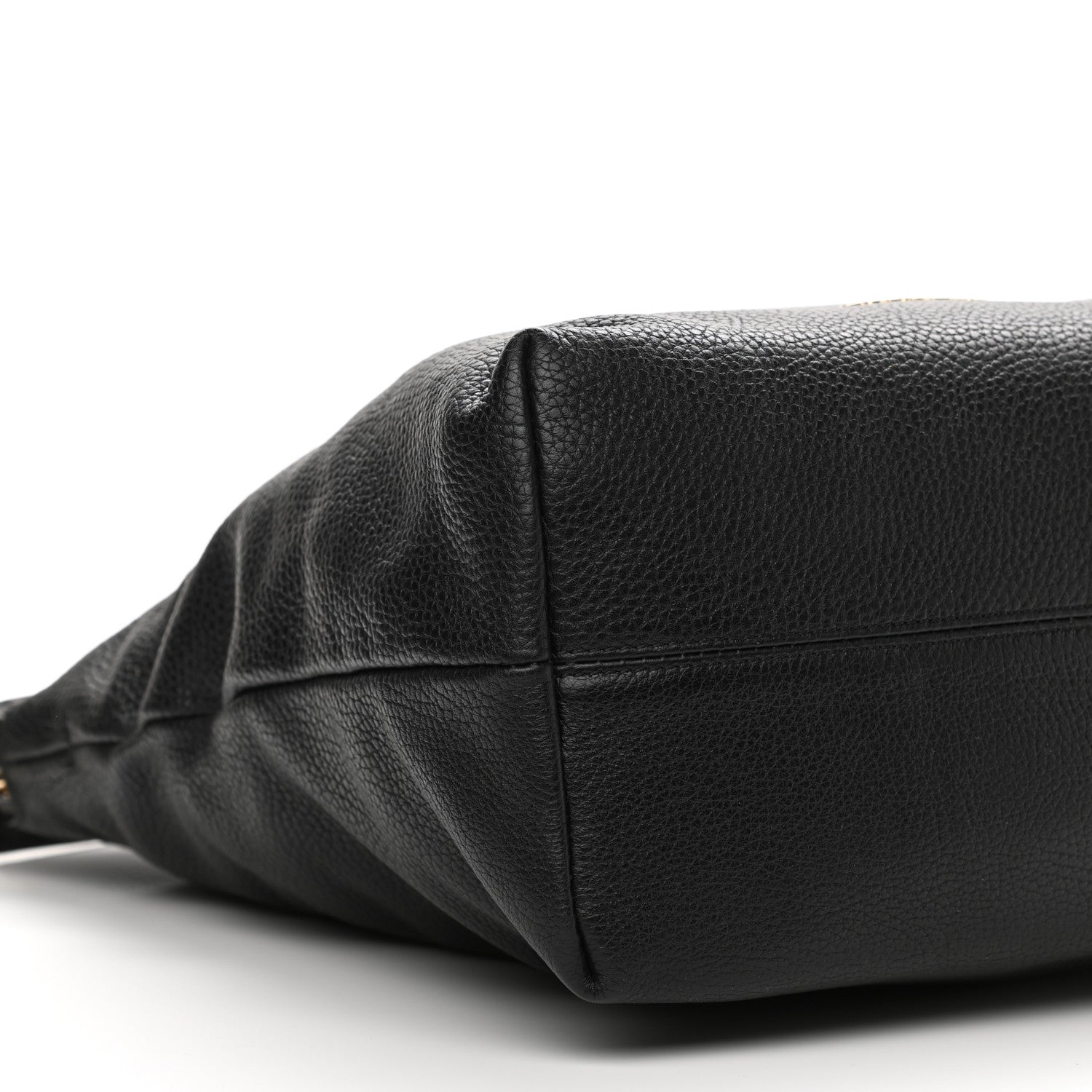 Burberry London Grainy Calfskin Medium Cale Hobo Black 9 of 10