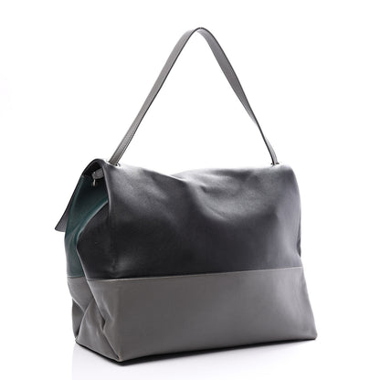Celine Calfskin All Soft Shoulder Bag Grey 3 of 15