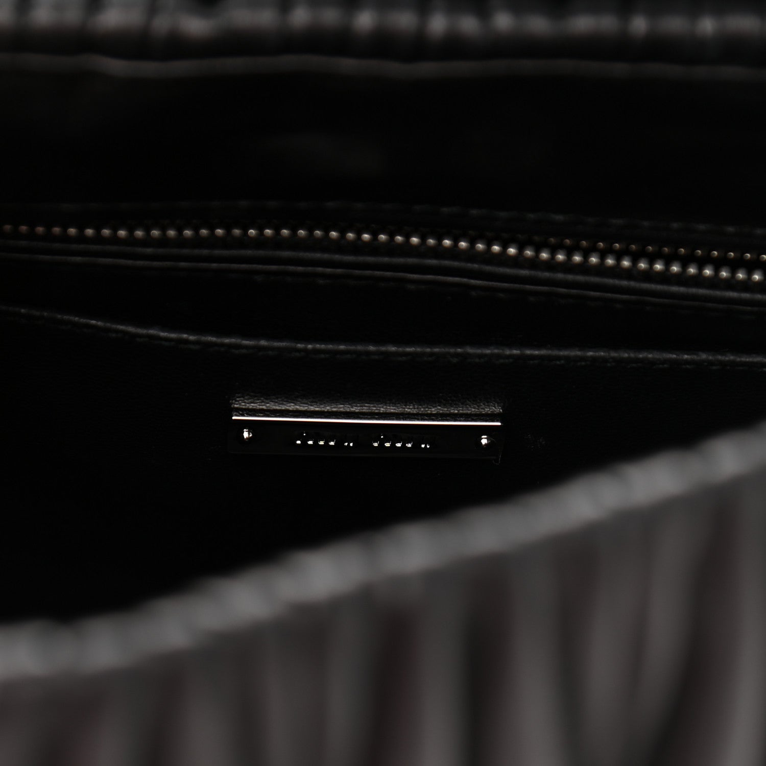 Miu Miu Nappa Matelasse Top Handle Tote Black 6 of 9