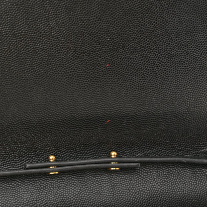 Saint Laurent Grain De Poudre Monogram Chain Wallet Black 13 of 17