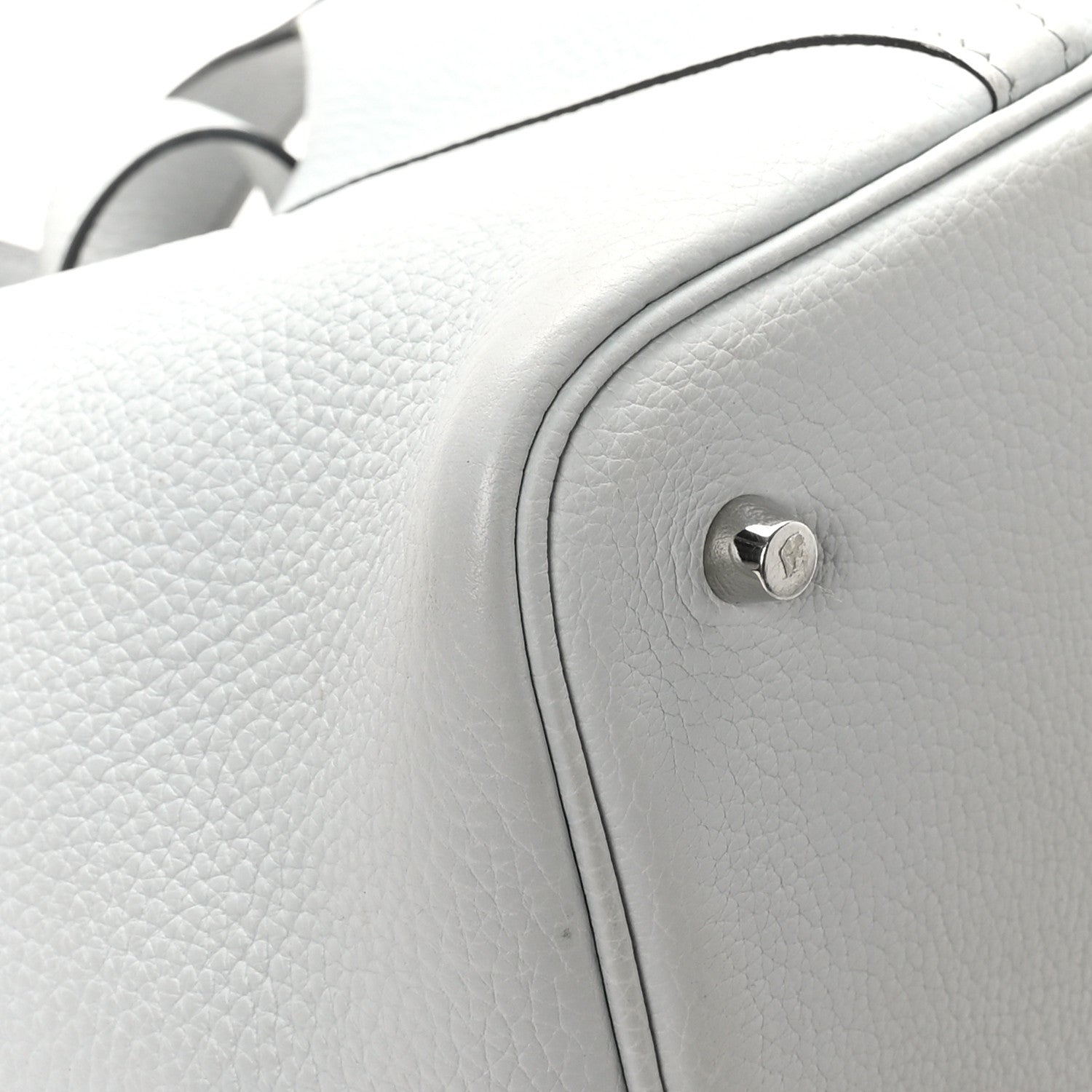 Hermes Taurillon Clemence Picotin Lock 22 MM Bleu Pale 9 of 13