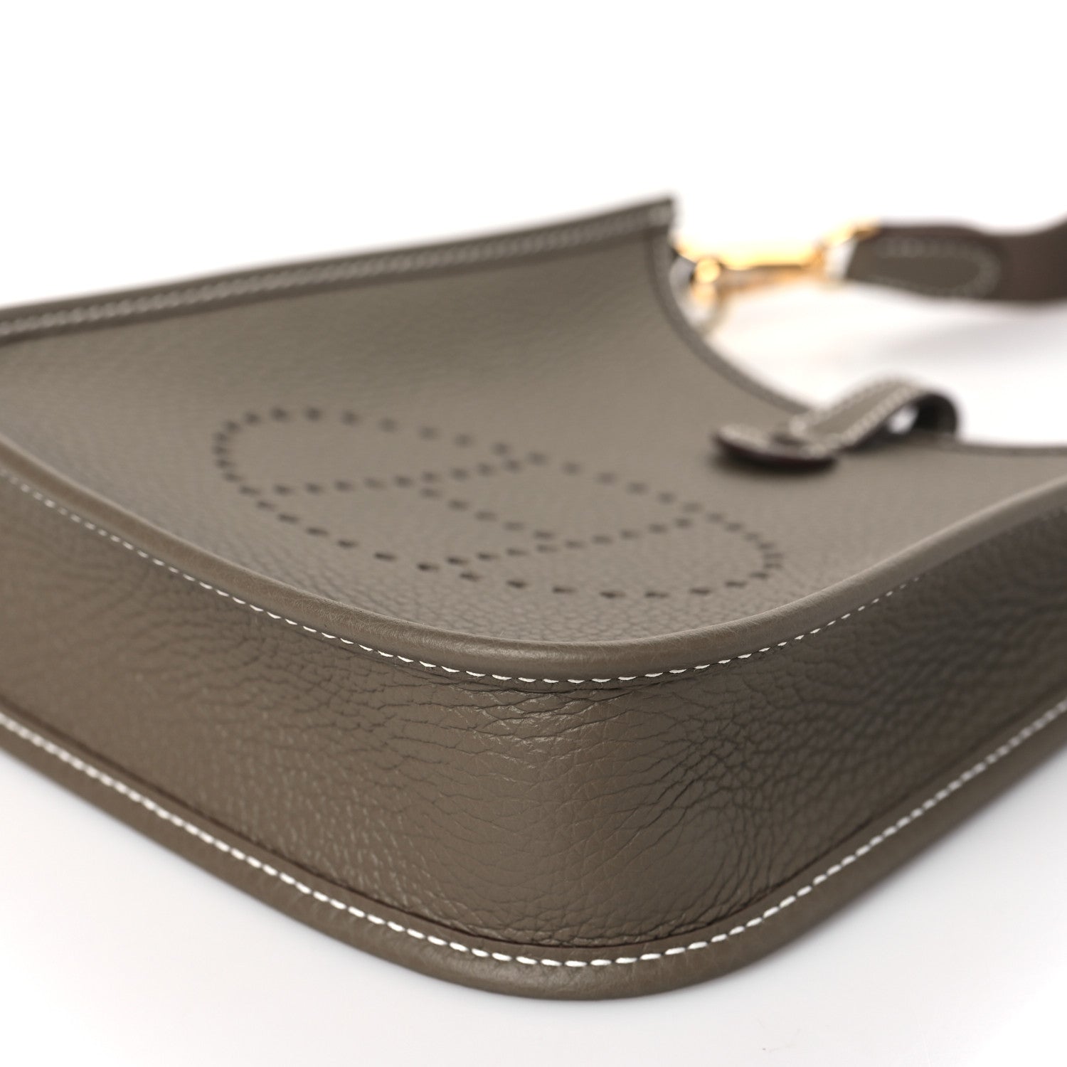 Hermes Taurillon Clemence Evelyne TPM Etoupe 10 of 11