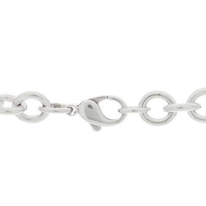 Tiffany Sterling Silver Heart Tag Pendant Necklace 4 of 5