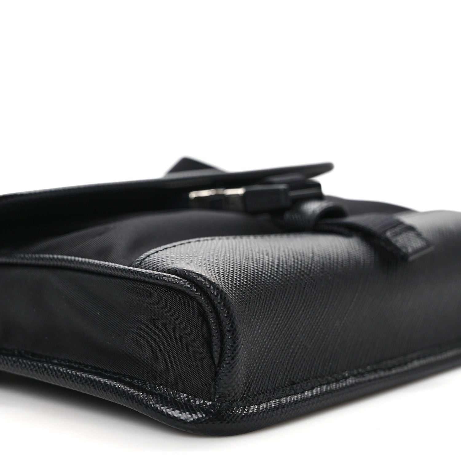 Prada Re-Nylon Saffiano Smartphone Case Crossbody Black 8 of 10