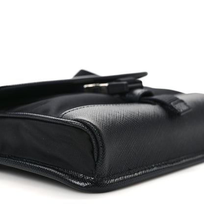 Prada Re-Nylon Saffiano Smartphone Case Crossbody Black 8 of 10