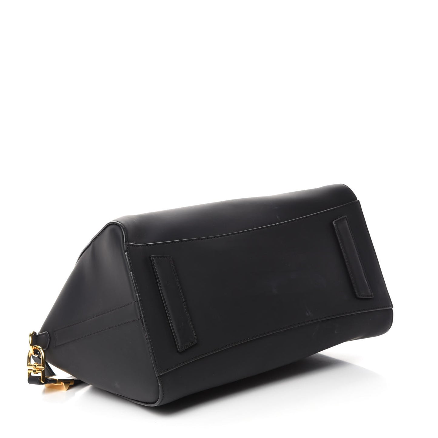 Rubber Effect Calfskin Medium Antigona Black