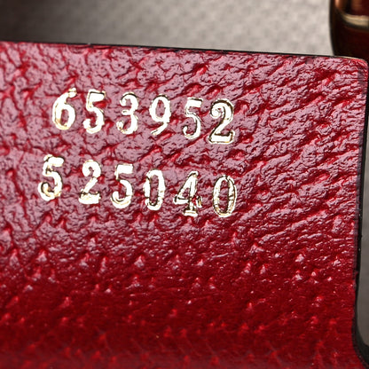 Gucci X DORAEMON Mini Vintage GG Supreme Monogram Large Tote Bag Beige Cherry Red 7 of 9