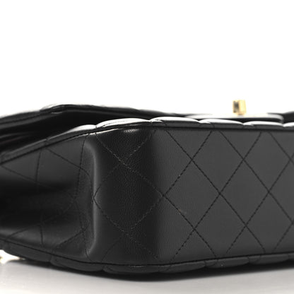 Chanel Lambskin Quilted Medium Double Flap Black 9 of 11
