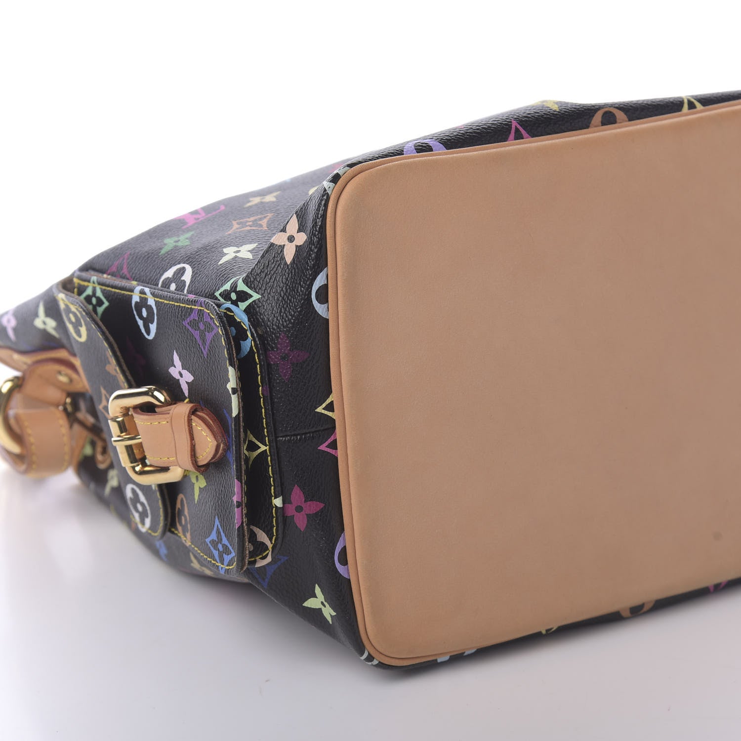 Louis Vuitton Monogram Multicolor Petit Noe Black 5 of 8