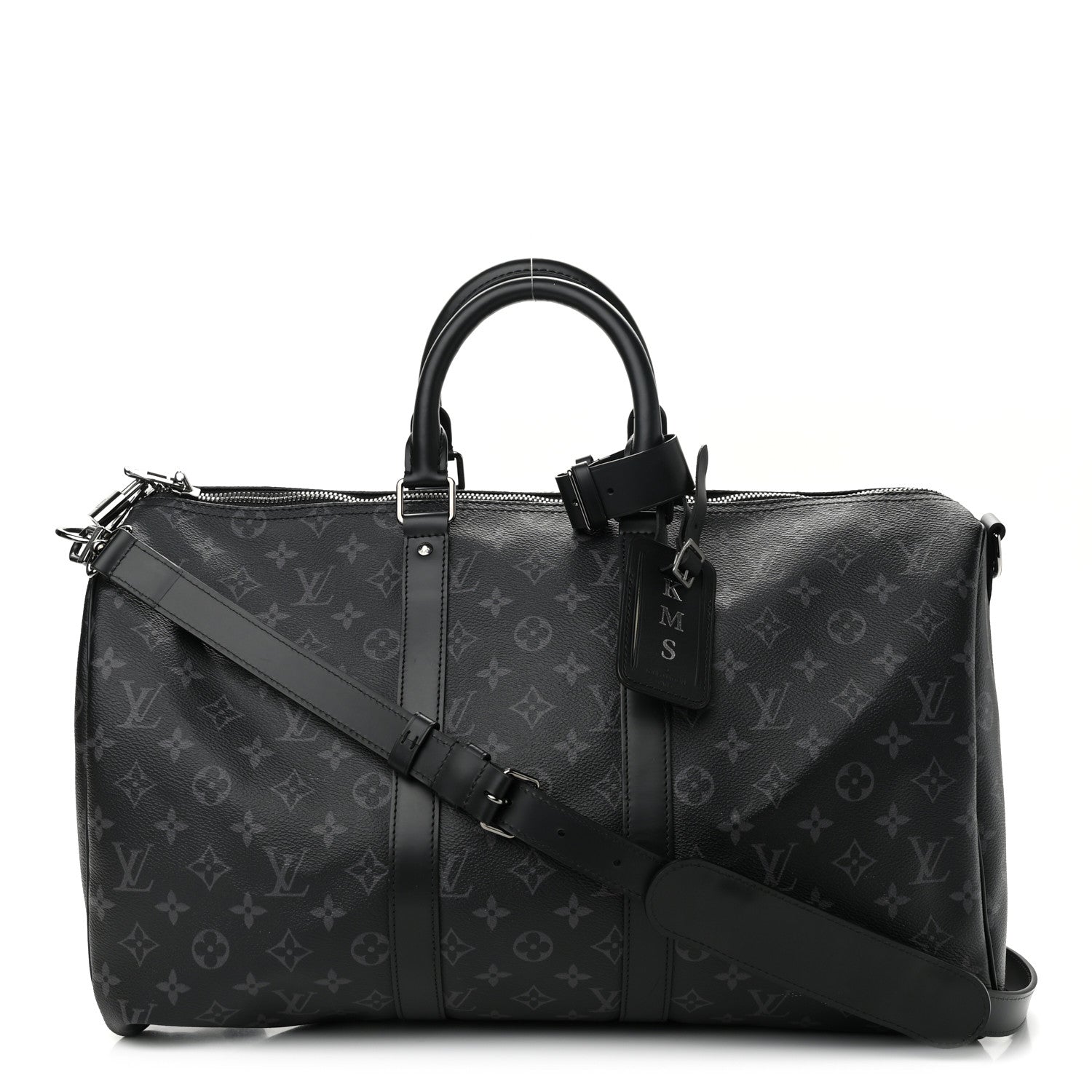 Louis Vuitton Monogram Eclipse Keepall Bandouliere 45 1 of 16
