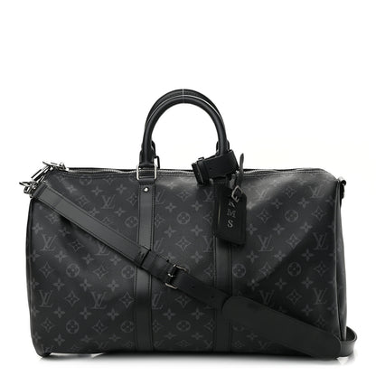 Louis Vuitton Monogram Eclipse Keepall Bandouliere 45 1 of 16