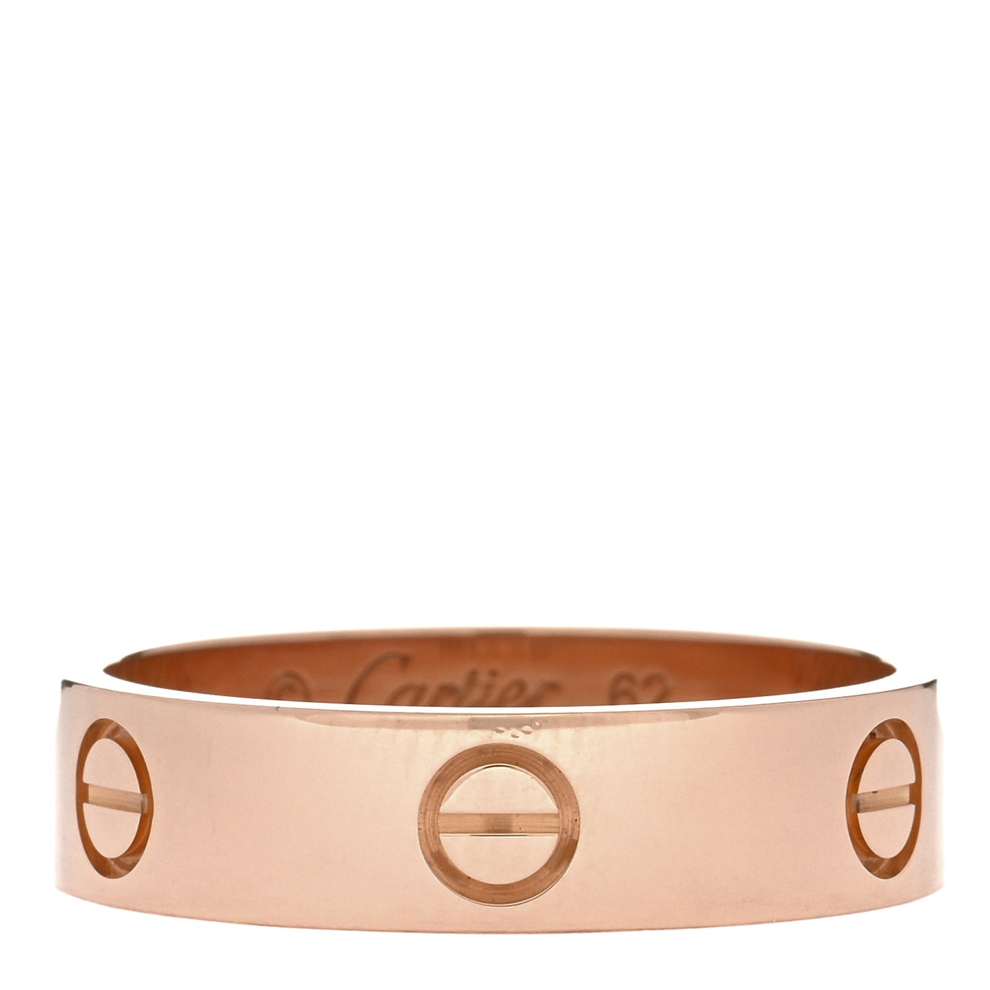 18K Pink Gold 5.5mm LOVE Ring 62 10